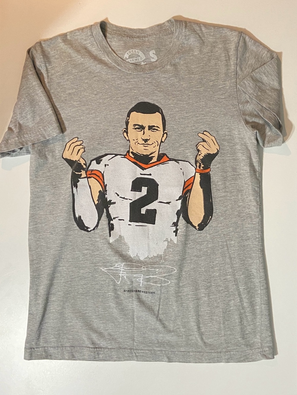 Fresh Brewed Tees Johnny Manziel
"Money Manziel" T-Shirt